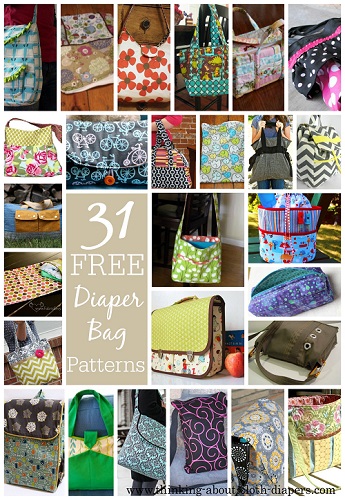 DIY Diaper Bag FREE sewing pattern (with wipe dispenser) - Sew Modern Bags