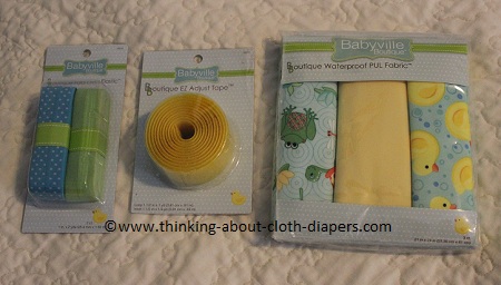 Babyville PUL Waterproof Diaper Fabric 21X24 Cuts 3/Pkg-Li