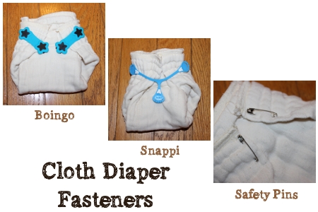 Cloth diapers fastened with diaper pins, with rubber pants over top. All 6  of my kids.